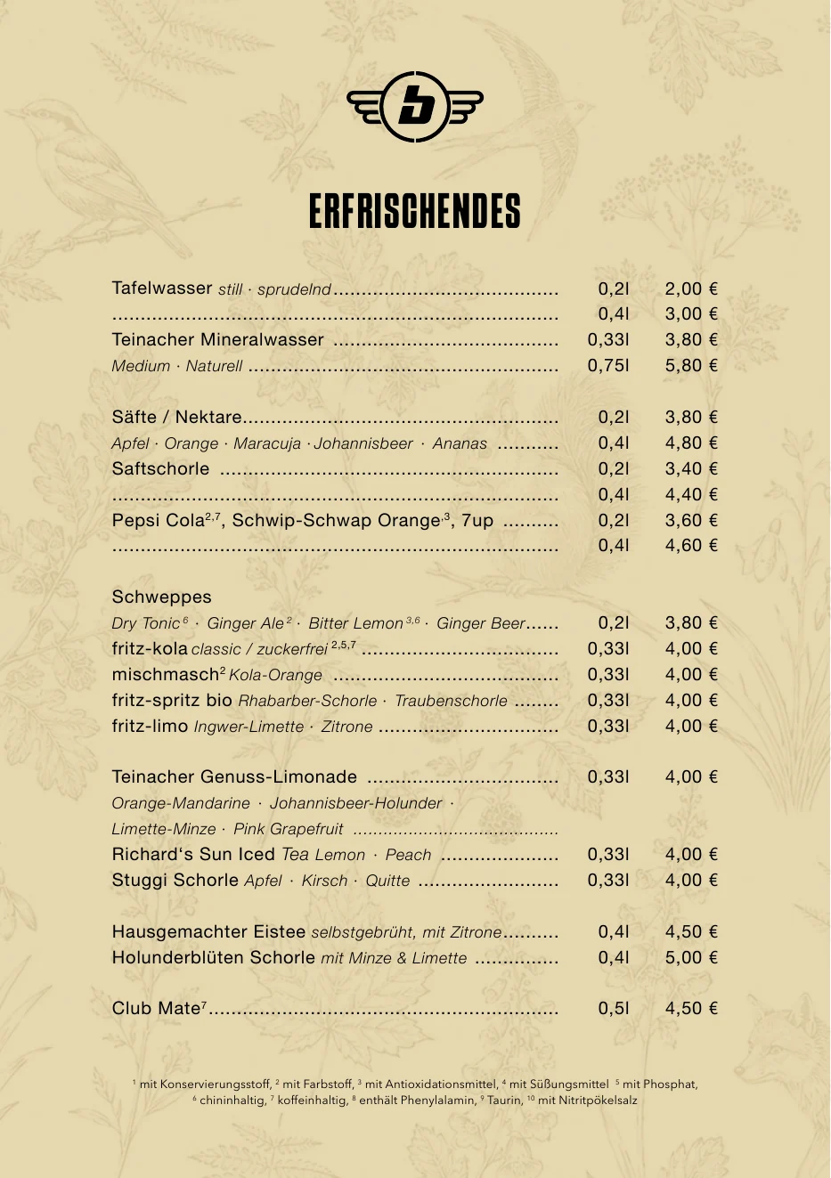 Getränkekarte Seite 06